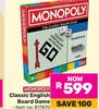 Monoploly Classic English Board Game 