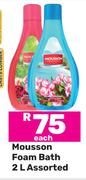 Mousson Foam Bath Assorted-2Ltr Each