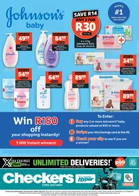 Checkers Western Cape : Johnson's Baby Promotion (13 April - 10 May 2026)