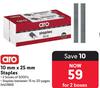 Aro 10mm x 25mm Staples