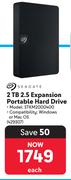 Seagate 2TB 2.5 Expansion Portable Hard Drive STKM2000400