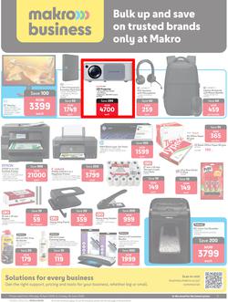Makro Business : Bulk Up And Save On Trusted Brands Only At Makro (13 April - 28 June 2026), page 1