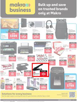 Makro Business : Bulk Up And Save On Trusted Brands Only At Makro (13 April - 28 June 2026), page 1