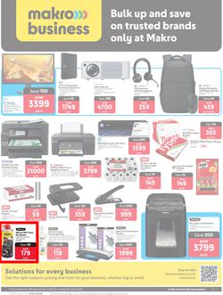 Makro Business : Bulk Up And Save On Trusted Brands Only At Makro (13 April - 28 June 2026), page 1