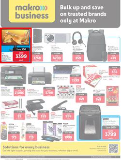 Makro Business : Bulk Up And Save On Trusted Brands Only At Makro (13 April - 28 June 2026), page 1