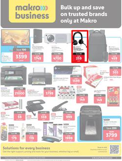 Makro Business : Bulk Up And Save On Trusted Brands Only At Makro (13 April - 28 June 2026), page 1