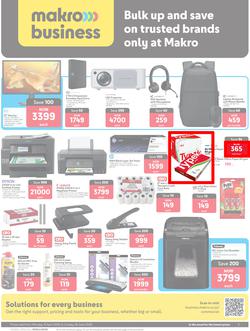 Makro Business : Bulk Up And Save On Trusted Brands Only At Makro (13 April - 28 June 2026), page 1