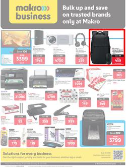 Makro Business : Bulk Up And Save On Trusted Brands Only At Makro (13 April - 28 June 2026), page 1