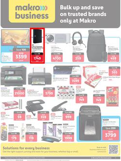 Makro Business : Bulk Up And Save On Trusted Brands Only At Makro (13 April - 28 June 2026), page 1
