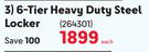 6 Tier Heavy Duty Steel Locker