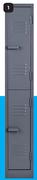 2 Tier Heavy Duty Steel Locker