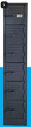 6 Tier Heavy Duty Steel Locker