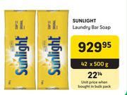 Sunlight Laundry Bar Soap-42 x 500g