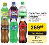 Coca Cola, Fanta, Sprite, Stoney Or Sparletta Soft Drink Bottles-24 x 440ml
