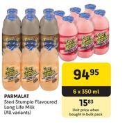 Parmalat Steri Stumpie Flavoured Long Life Milk-6 x 350ml