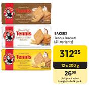 Bakers Tennis Biscuits-12 x 200g