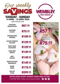 Wembley Meat Market : Our Weekly Savings (14 April - 19 April 2026)