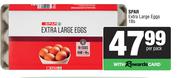 Spar Extra Large Eggs-18s Per Pack
