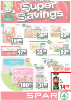 SPAR & SUPERSPAR Inland : Super Savings (08 April - 21 April 2026), page 1