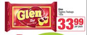 Glen Tagless Teabags-100s Per Pack