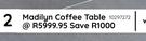 Madilyn Coffee Table 10297272