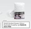 Sleepmasters Quilted Queen 152cm Mattress Protector