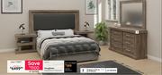 Houghton Headboard & Pedestals