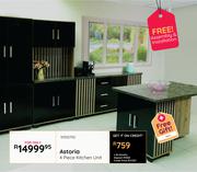 Astoria 4 Piece Kitchen Unit Free Gift Island