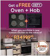 Custom Kitchen Free Defy Oven + Hob