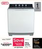 Defy 18Kg White Twin Tub DTT180