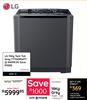 LG 18Kg Grey Twin Tub TT1861RWPT