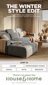 House & Home : The Winter Style Edit (13 April - 10 May 2026)