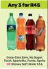 Coca Cola Zero, No Sugar, Twist, Sparletta, Fanta, Sprite Or Stoney Soft Drink-For 3 x 1.5L