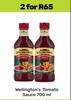 Wellington's Tomato Sauce-For 2 x 700ml