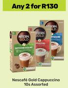 Nescafe Gold Cappuccino-For 2 x 10s 