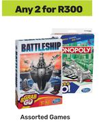 Assorted Games-For 2