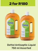 Dettol Antiseptic Liquid Assorted-For 2 x 750ml