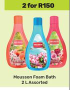 Mousson Foam Bath Assorted-For 2 x 2L