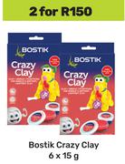 Bostik Crazy Clay-For 2 x 6 x 15g