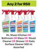 Mr Sheen Kitchen Or Bathroom Or Glass Or Mould Cleaner Or Daily Surface Cleaner-For 2 x 500ml