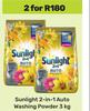Sunlight 2 In 1 Auto Washing Powder Assorted-For 2 x 3Kg