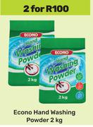 Econo Hand Washing Powder-For 2 x 2Kg