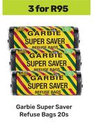 Garbie Super Saver Refuse Bags-For 3 x 20s