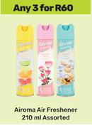Airoma Air Freshener Assorted-For 3 x 210ml