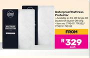 Always Home Waterproof Mattress Protector (Priced From)-Each