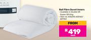 Always Home Ball Fibre Duvet Inners (Priced From)-Each
