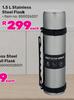 1.5L Stainless Steel Flask-Each