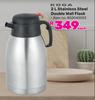 Koga 2L Stainless Steel Double Wall Flask