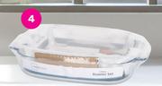 Mainstays 2 Piece Glass Roaster Set-Per Set