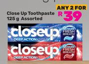 Close Up Toothpaste Assorted-For 2 x 125g